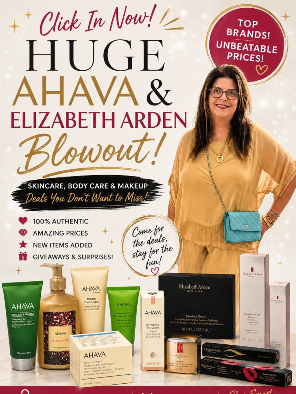 SHAWNI IS BACK! HUGE AHAVA, ELIZABETH ARDEN AND MORE BLOWOUT! - Picture 1 of 8